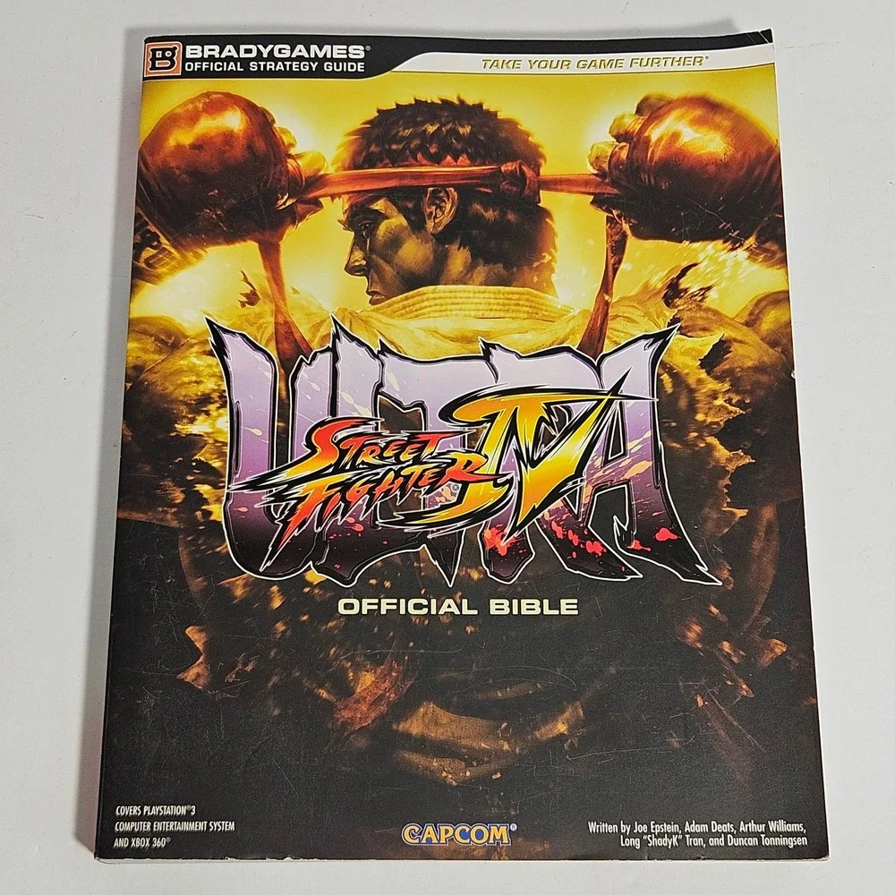 Ultra Street Fighter IV Official Bible Strategy Guide BradyGames PS3 Xbox 360 PC